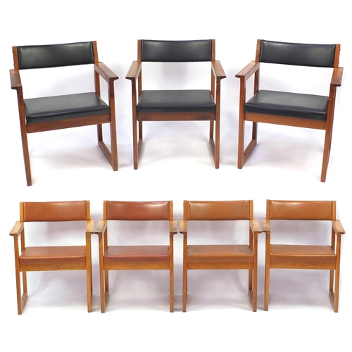 27 - Eight vintage arm chairs by Sir Basil Spence