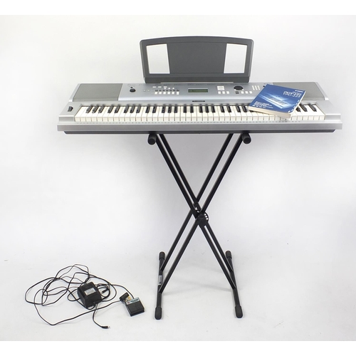 178 - Yamaha portable grand DGX-220 electric keyboard, 120cm in length