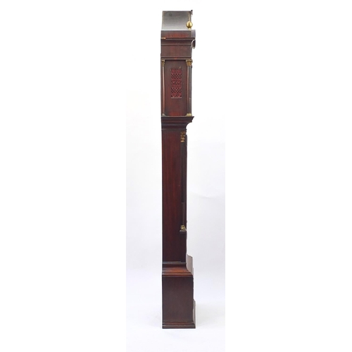 2008 - Victorian mahogany longcase clock, with eight day movement, the silvered dial engraved William Withe... 