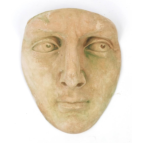 2063 - Garden Stoneware face mask ornament, 40cm high