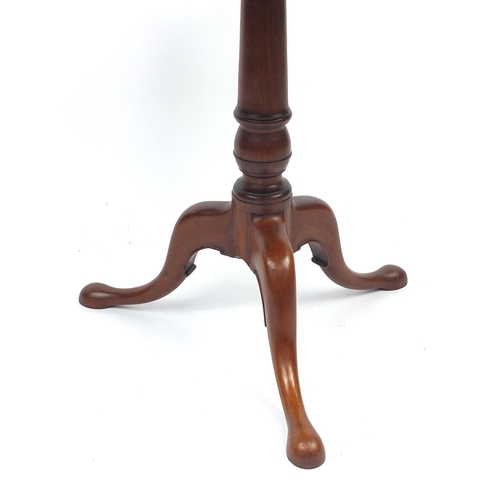 17 - Victorian circular mahogany tilt top table, 70cm High x 84cm Diameter