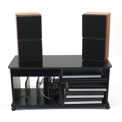 58 - Bang & Olufsen Beogram 505 turn table, Beogram CD-50, Beocord 5000 and Beomaster 5000 stacking syste... 