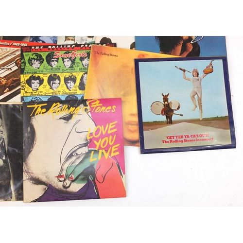 2762 - Rock and other vinyl LP's including The Rolling Stones Get Yer Ya-Ya's Out!, The Beatles and Thin Li... 