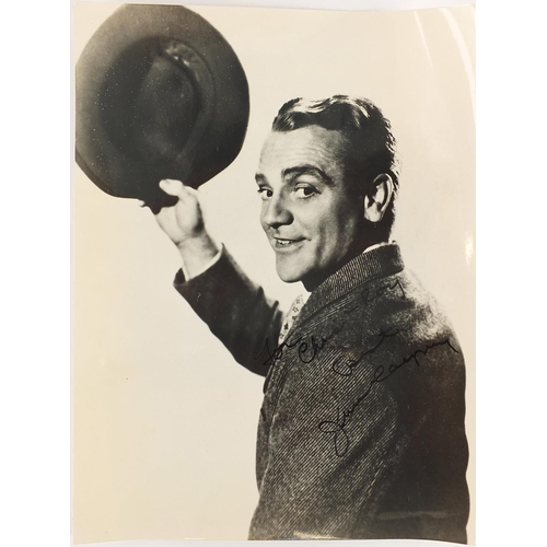 234 - Signed black and white photograph of James Cagney, 25.5cm x 20cm