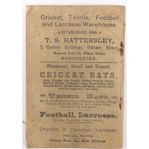 230 - The Cricket year book, 1887 by Abel Heywood & Son