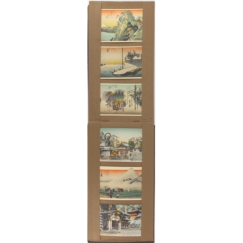 264 - Foreign postcards arranged in an album including Japan, Belgium, Dutch and French examples