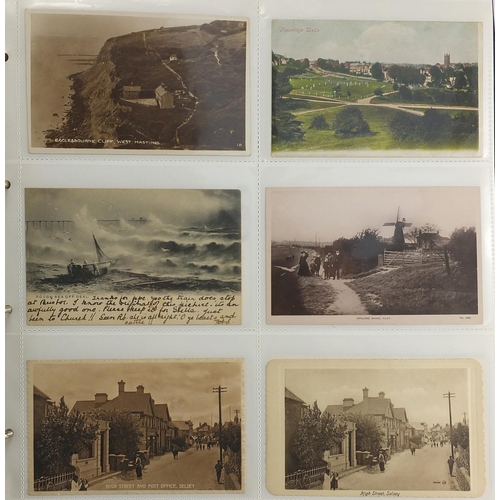 261 - Over 350 local interest and other Edwardian and later postcards some photographic including Terminus... 