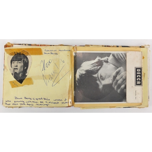 232 - Musical interest autograph album collected by Miss Lyn White, some on promotional cards including Ke... 