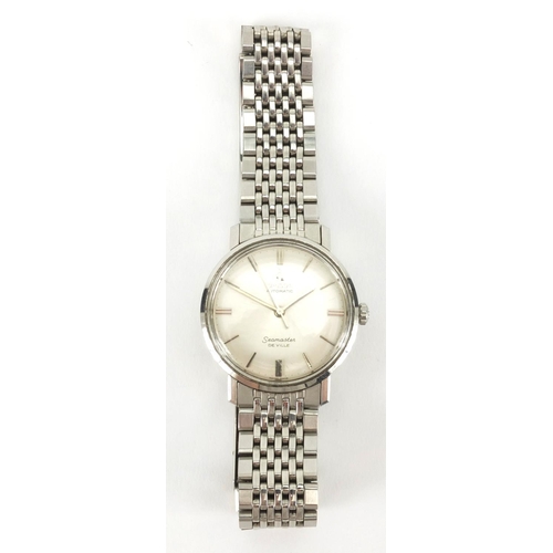 1066 - Omega Seamaster Deville automatic stainless steel wristwatch, 3.5cm in diameter excluding the crown