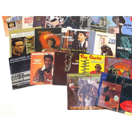 2802 - Blues, Jazz and Rock vinyl LP's including Travelling Wilburys, Tom Shore and Fleetwood Mac