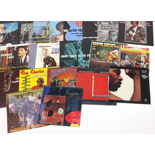 2802 - Blues, Jazz and Rock vinyl LP's including Travelling Wilburys, Tom Shore and Fleetwood Mac