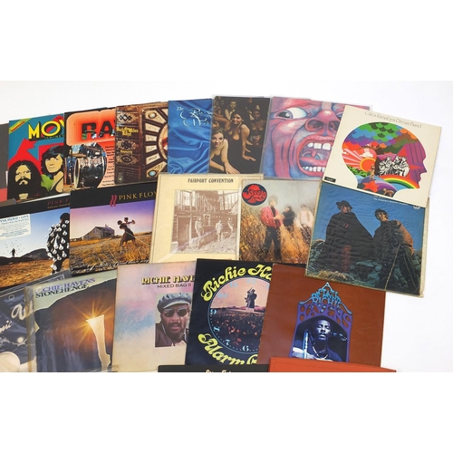 2761 - Rock vinyl LP's including Jimi Hendrix, King Crimson and Pink Floyd