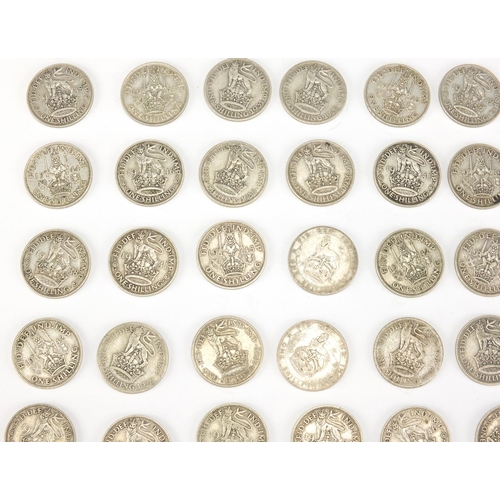 2509 - Victorian and later British coins including shillings, approximate weight 275.0g