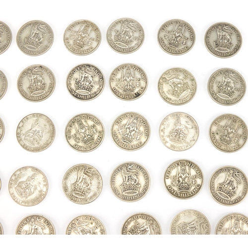 2509 - Victorian and later British coins including shillings, approximate weight 275.0g