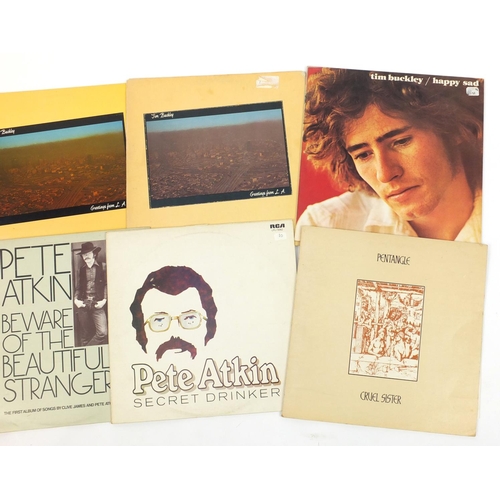 2773 - Folk vinyl LP's including Pentangle, Tim Buckley and Pete Atkin