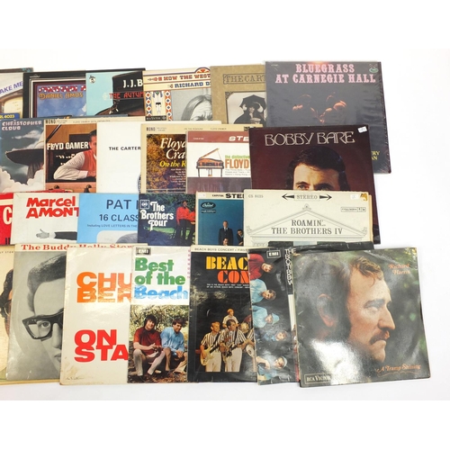 2776 - Country & Western and Rock and Roll male singers vinyl LP's including Elvis Presly, Chuck Berry and ... 