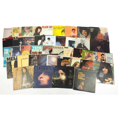 2757 - Female vocal vinyl LP's including Dusty Springfield, Judy Collins, Joan Amatrading and Laura Nyro