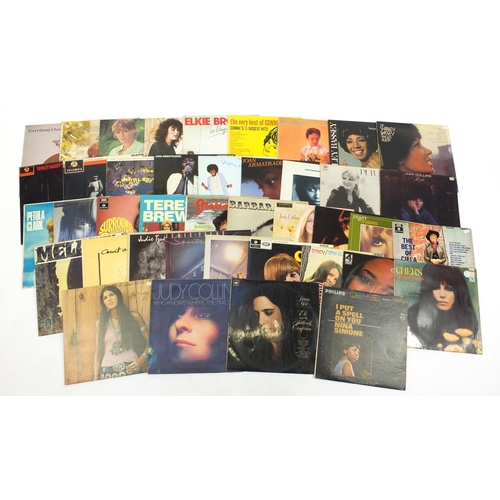 2757 - Female vocal vinyl LP's including Dusty Springfield, Judy Collins, Joan Amatrading and Laura Nyro