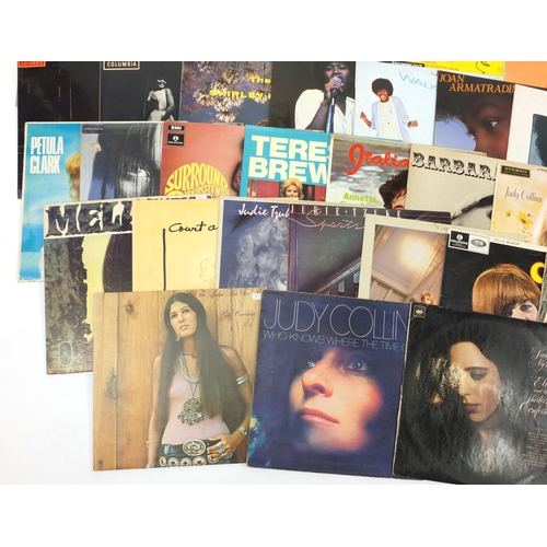 2757 - Female vocal vinyl LP's including Dusty Springfield, Judy Collins, Joan Amatrading and Laura Nyro