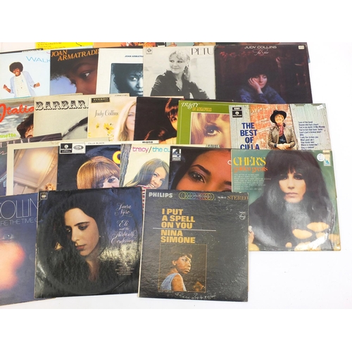 2757 - Female vocal vinyl LP's including Dusty Springfield, Judy Collins, Joan Amatrading and Laura Nyro