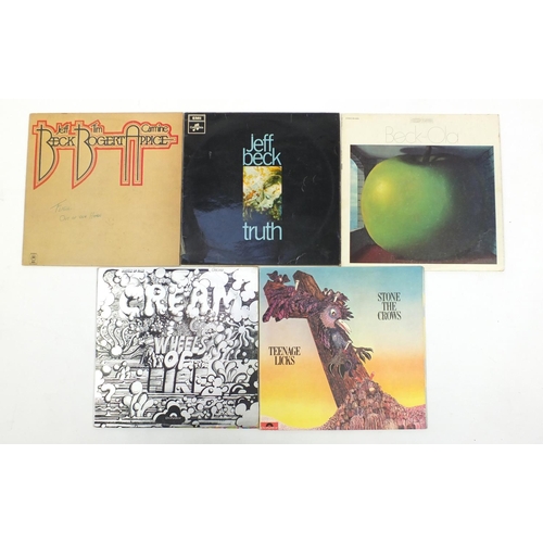 2705 - Prog rock vinyl LP's including Stone The Crows Teenage Licks, first pressing Polydor 2425071 and Cre... 