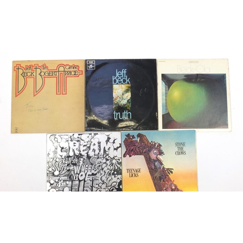 2705 - Prog rock vinyl LP's including Stone The Crows Teenage Licks, first pressing Polydor 2425071 and Cre... 