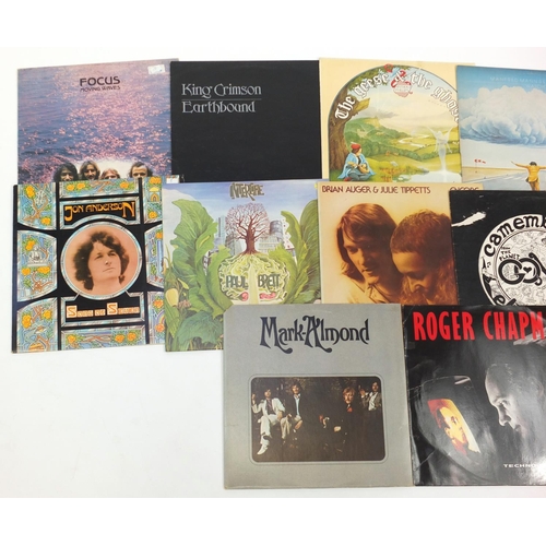 2714 - Prog rock vinyl LP's including Rodger Chapman, Graham Bond, The Gong and King Crimson