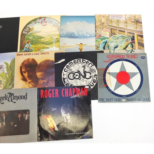 2714 - Prog rock vinyl LP's including Rodger Chapman, Graham Bond, The Gong and King Crimson