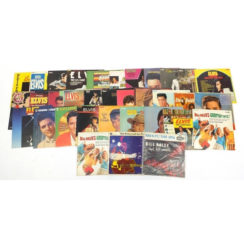 2778 - Elvis and Bill Hayley vinyl LP's including Flaming Star, Fun in Acapulco and Elvis in Memphis