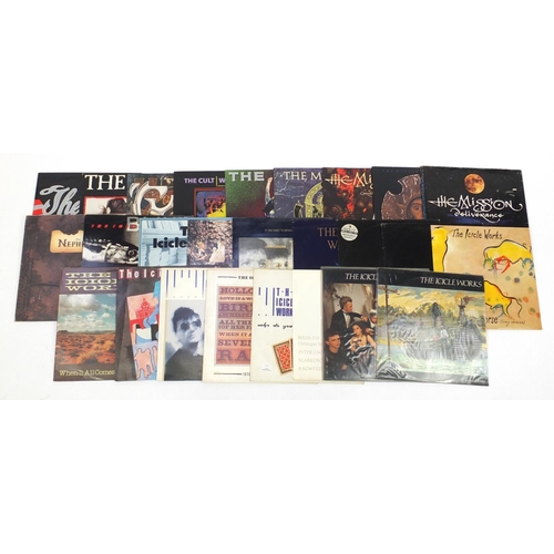 2756 - 80's and 90's vinyl LP's including Icicle Works, Cult and Mission