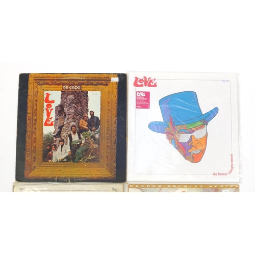 2708 - Love vinyl LP's including Forever Changes first pressing, Elektra EKL 4013 and Forever Changes Conce... 