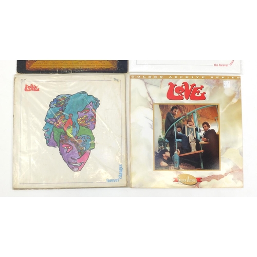 2708 - Love vinyl LP's including Forever Changes first pressing, Elektra EKL 4013 and Forever Changes Conce... 