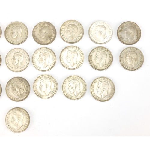 2486 - British pre-decimal pre 1947 two shillings, approximate weight 289.0g