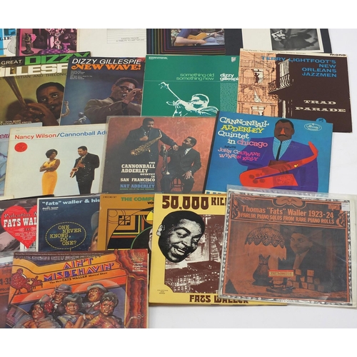 2765 - Jazz vinyl LP's including Oscar Peterson, Milt Jackson, Dizzie Gillespie and Cannonball Adderley