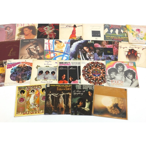 2740 - Supremes and Diana Ross vinyl LP's