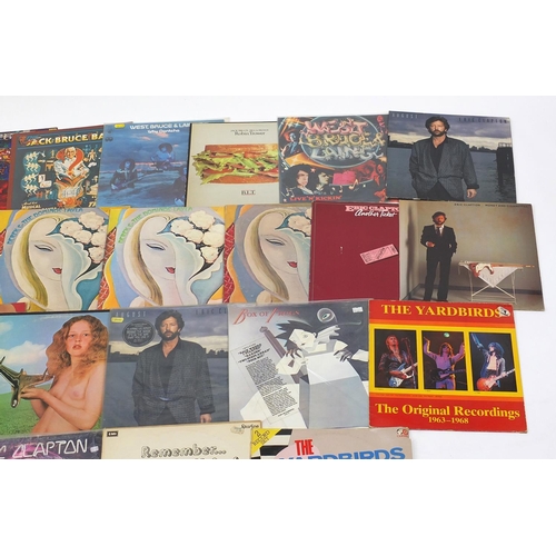 2739 - Eric Clapton and related vinyl LP's including Jack Bruce and Yard Birds