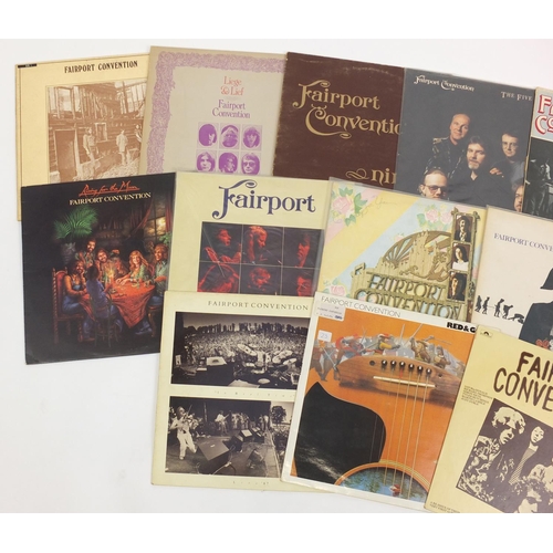 2698 - Fairport convention folk vinyl LP's including Liege and Lief