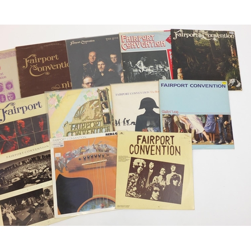 2698 - Fairport convention folk vinyl LP's including Liege and Lief