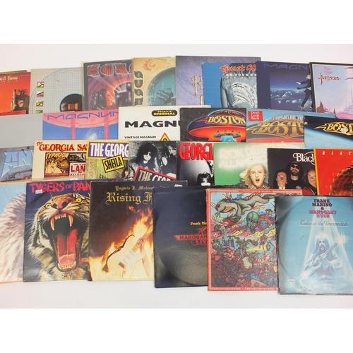 2813 - Rock vinyl LP's including Frank Marino and Mahogany Rush