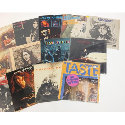 2819 - Rory Gallagher and Taste vinyl LP's including Live at the Isle of Wight and Irish Tour 74