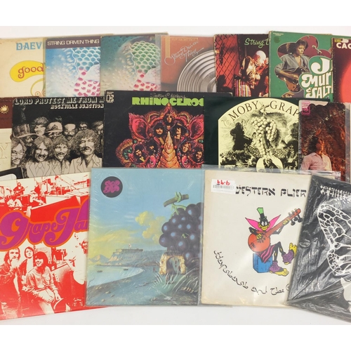 2823 - Rock and other vinyl LP's including West Coast Experimental Band, Moby Grape and String Driven Thing