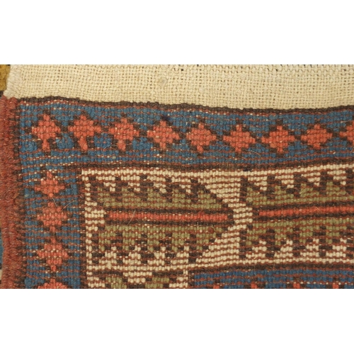 2045 - Rectangular Turkish Milas rug, having an all over geometric design onto a salmon ground, 210cm x 130... 