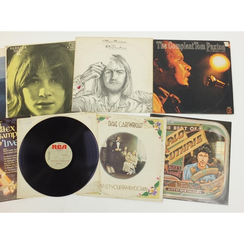 2693 - Folk vinyl LP's, including Natural Aoustic band Acetate, Arol Guthirie and Tom Paxton