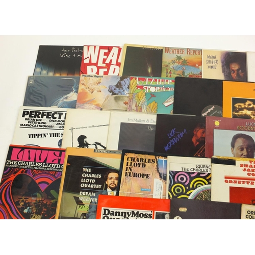 2780 - Jazz and Saxophonists vinyl LP's including Morrissey–Mullen, Weather Report, Dick Morrissey and Ben ... 