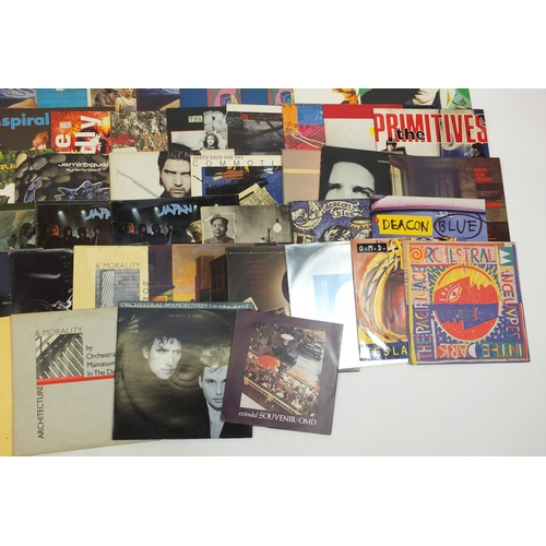 2789 - Rock and Pop vinyl LP's including OMD, Aztec Camera, Japan, The Rods and Boomtown Rats