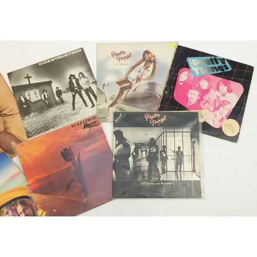 2719 - Pretty Things and Phil May vinyl LP's including Parachute, Freeway Madness and Silk Torpedo