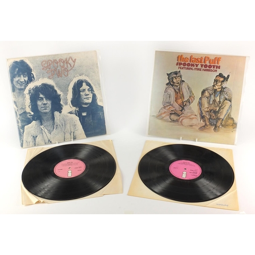 2694 - Two Spooky Tooth vinyl LP's, comprising Spooky Two, Island Stereo ILPS 9098 and The Last Puff, Islan... 