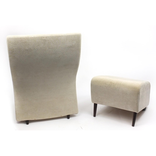 2013 - Grassoler Parody Armchair with Pouf, designed by Gabriel Teixidó, the chair 95cm high