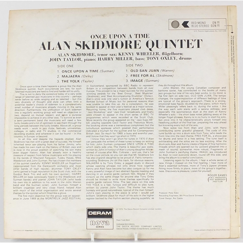 2684 - The Alan Skidmore Quintet, Once Upon a Time vinyl LP, first pressing, Decca Nova series Mono DN11