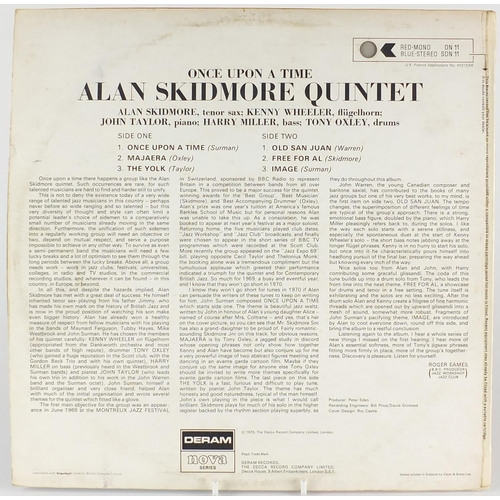 2683 - The Alan Skidmore Quintet, Once Upon a Time vinyl LP, first pressing, Decca Nova series Mono DN11